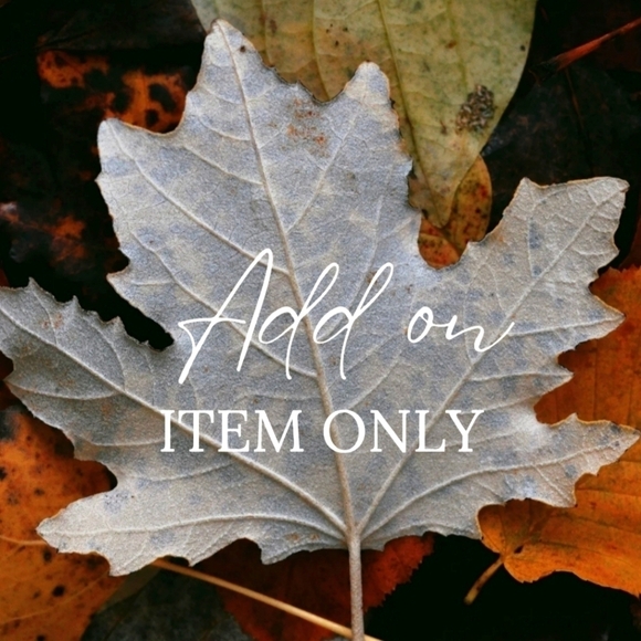 Add On Item Only - Picture 1 of 2